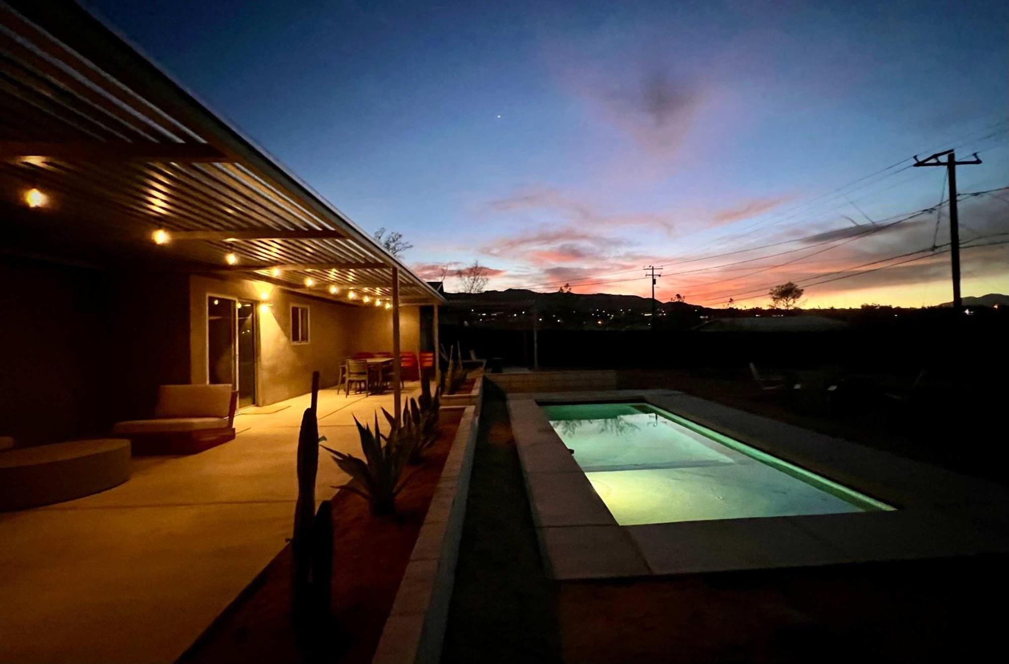 Hidden Valley Cottage - Modern Home In Jt Hot Tub جوشوا تري المظهر الخارجي الصورة